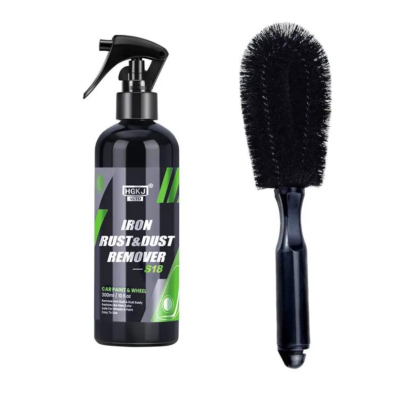 Car Iron Remover Rust Dust Remover Spray Iron Dust Rim Rust Cleaner Car Paint Wheel Hub Iron Powder Remover Car Detailing Care