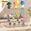 1pc Three Layer Acrylic Display Rack, Blind Box Storage Box,Llarge Capacity Dustproof