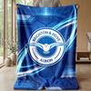 Coperta in Flanella con Stampa Calcio Brighton & Hove Albion, Coperta Morbida Calda Leggera per Divano Letto Campeggio