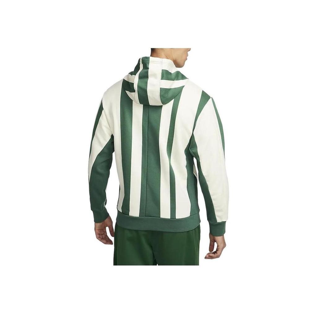 Nike Dri-Fit Striped Pullover Hoodie Gorge Green FD5395-341