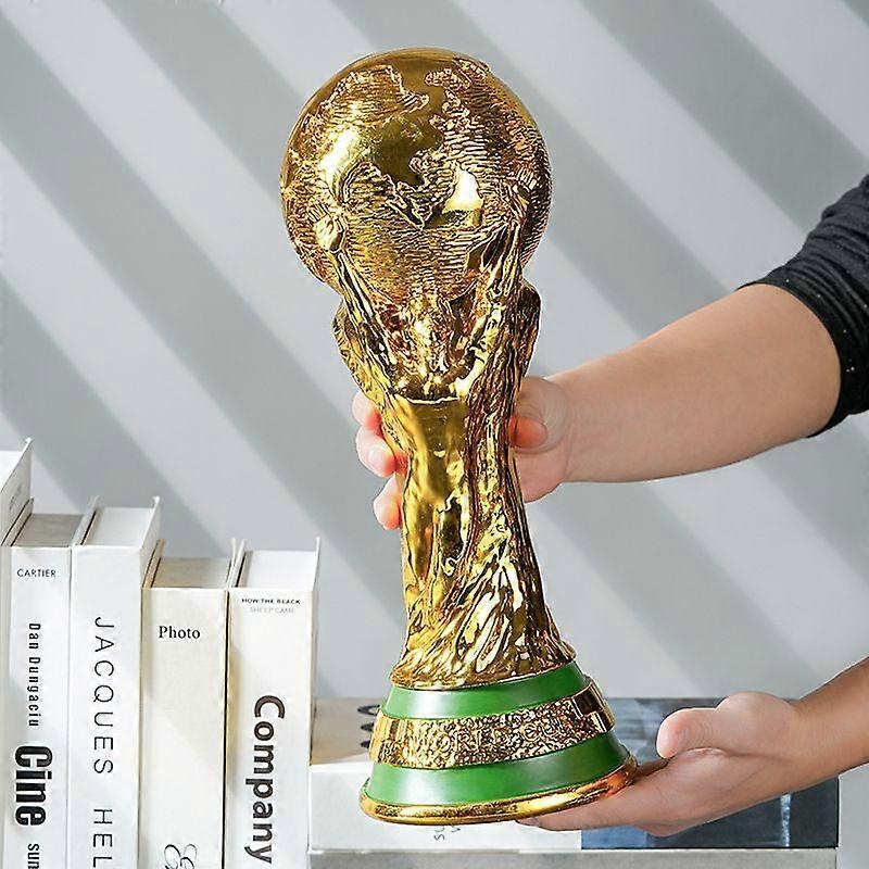 2022 Qatar World Cup Football Trophy Model 36CM Soccer Fan Souvenir Gift for Him