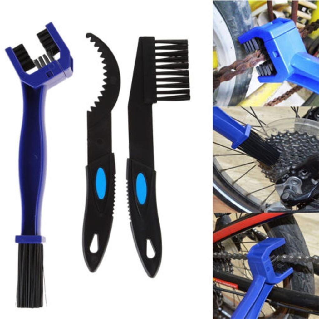 Mountain Bike Chain Brush Cleaning Brush Set One Size синий