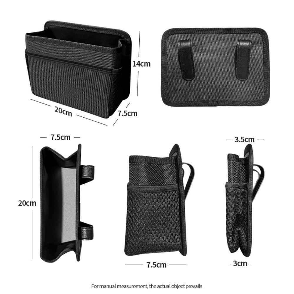 Foldable Car Trash Can Waterproof Hanging Storage Bag Automotive Garbage Storage Box  Copilot Door