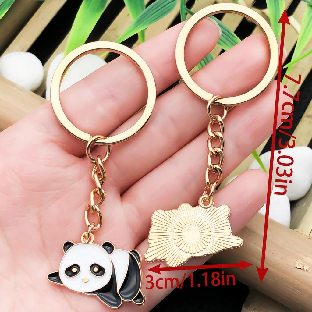 Adorable Giant Panda Keychain Pendant: Perfect Companion or Friend Gift
