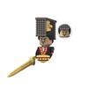 Kids Toys Chinese Ancient Historical Figures Military Soldiers Imperial Guard Military Commanders Model Building Blocks Gifts
