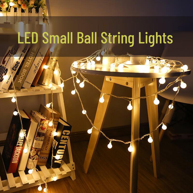 Bairuichen 10M Colorful LED Globe String Lights