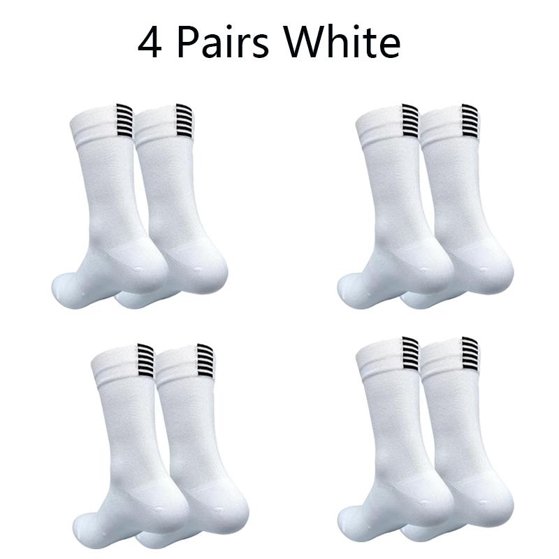 4pairs Professional Cycling Socks Tube Men's and Women's Outdoor Sports Quick-Drying Four Seasons Bicycle Socks Running Socks