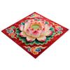 Lotus Area Rug Non-slip Washable Flower Indoor Floor Mat Chinese Style Lotus Carpet Living Room Bedroom Office Home Decoration