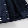 Boys Fleece Baseball Jacket V Neck Letter Print Warm Casual Outerwear Fashion Clothing for Toddler and Kids