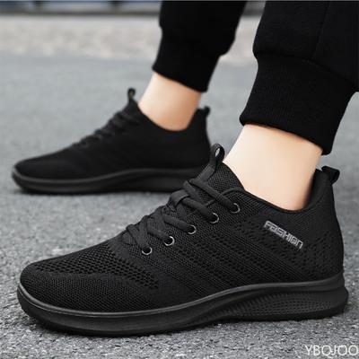 Mode Herren Sport Frühling Neu Polyurethan Leicht Lässig Einzelner Schuh Einfarbig Vielseitig Mesh Atmungsaktiv Sportschuhe Sneakers