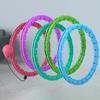 Zatížená fitness obruč s 24 odnímatelnými uzly Dospělí Hubnutí Spalování tuků Tónování pasu Fitness kruh Ženy Muži Posilování pasu Cvičební kruh
