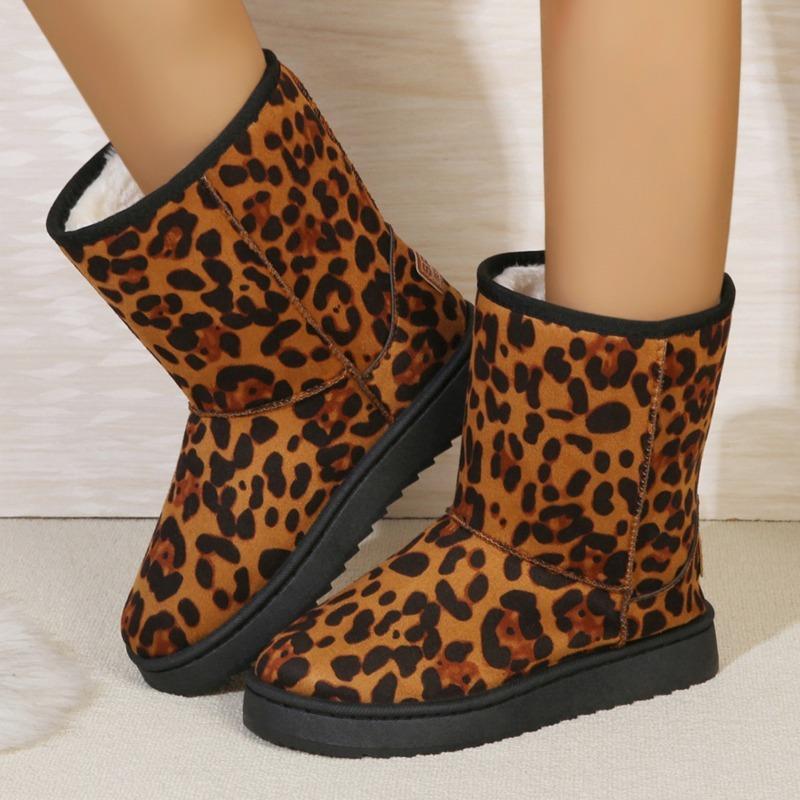 

Новые модные хлопковые ботинки до середины икры для женщин, включая обувь больших размеров с флисом и утолщенные зимние ботинки 38 малиновый