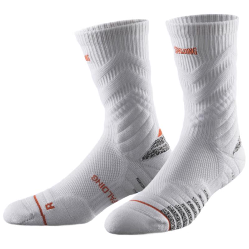 Spalding Men s Rookie Pro Basketball Socks One Size (40-44)