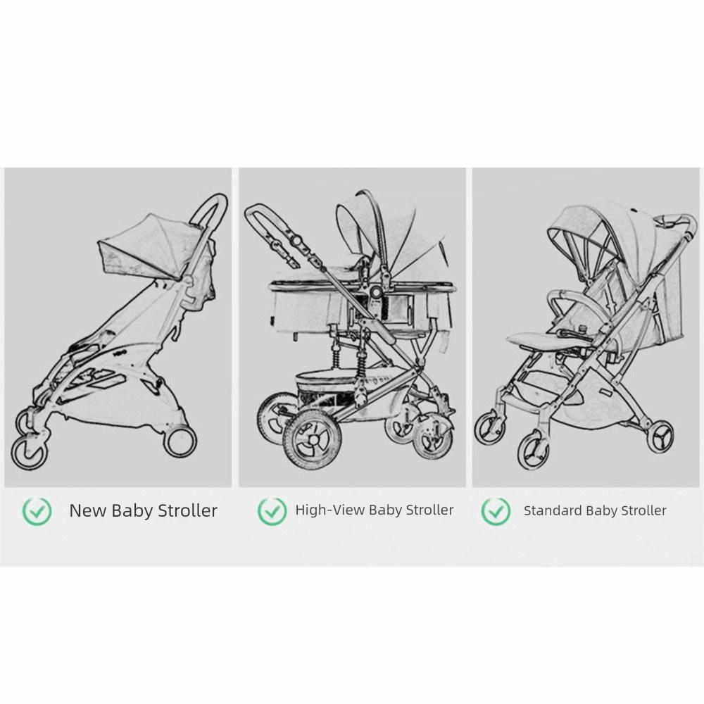 2 in 1 Sit and Stand Stroller Pedal Adapter Universal Holds 55lbs Strollers Step Board Adapter Comfort Creative