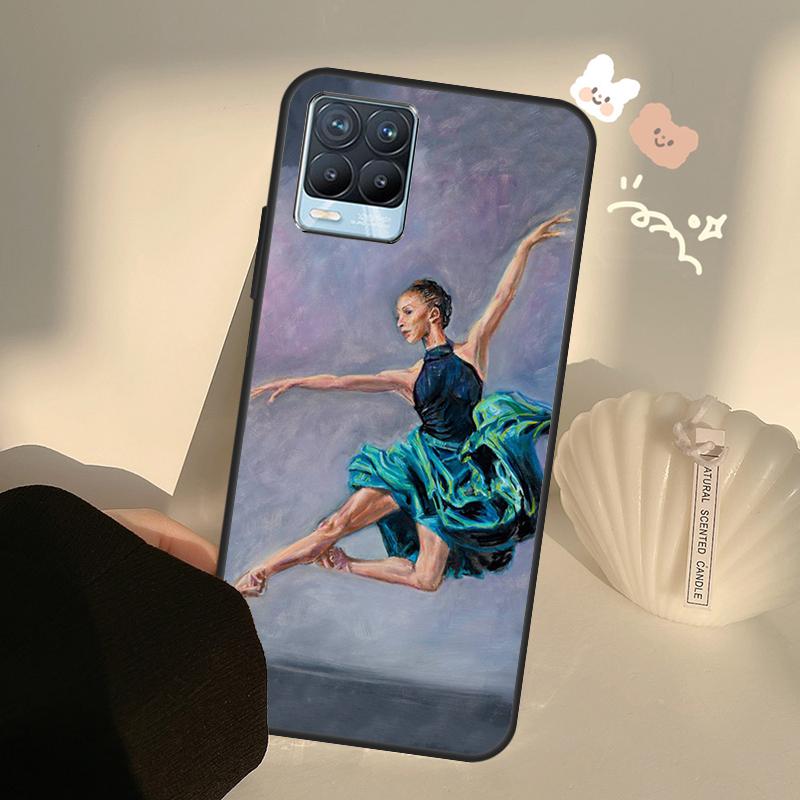 Gymnastik Ölgemälde Für Realme 8 9 Pro Plus GT Neo 2 GT Master 9i 8i Handyhülle Für OnePlus 9 10 Pro 9R Nord2