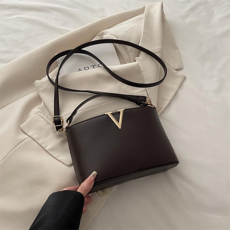 Hochwertige Modische Handtasche, Stilvolle Umhängetasche mit Großem Fassungsvermögen für den Täglichen Gebrauch, Eimerbeutel-Stil
