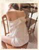 Yi Yue Women's Sexy Diamond Chain Camisole Pajamas - Erotic See-Through Chiffon Nightdress Style 8476