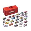Children's Iron Car, Alloy Car To Play, With Mini 48 Back To Force Car, Gift Box Suit Container