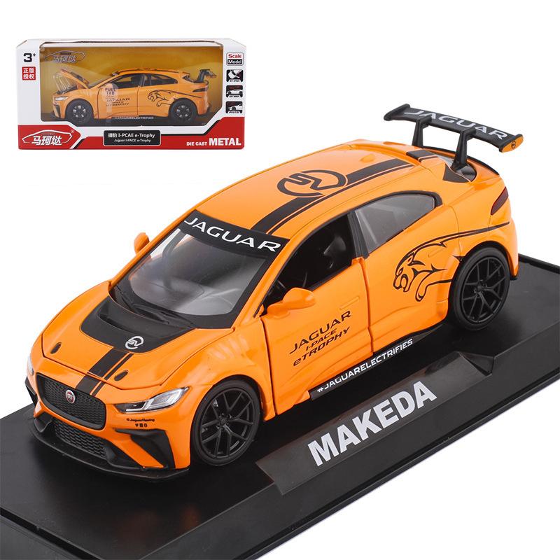 Model auta Jaguar I-PACE v měřítku 1/32, stahovací autíčko se zvukem a světlem pro děti Batole Kluci Dívčí Dárková kolekce