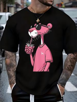 Camiseta Informal para Hombre - Tejido de Microfibra Elástica - Cómoda y Transpirable - Adecuada para el Uso Diario al Aire Libre