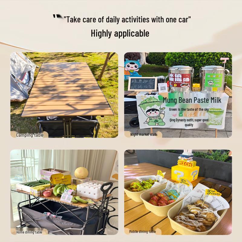 Heavy-Duty Folding Outdoor Utility Wagon