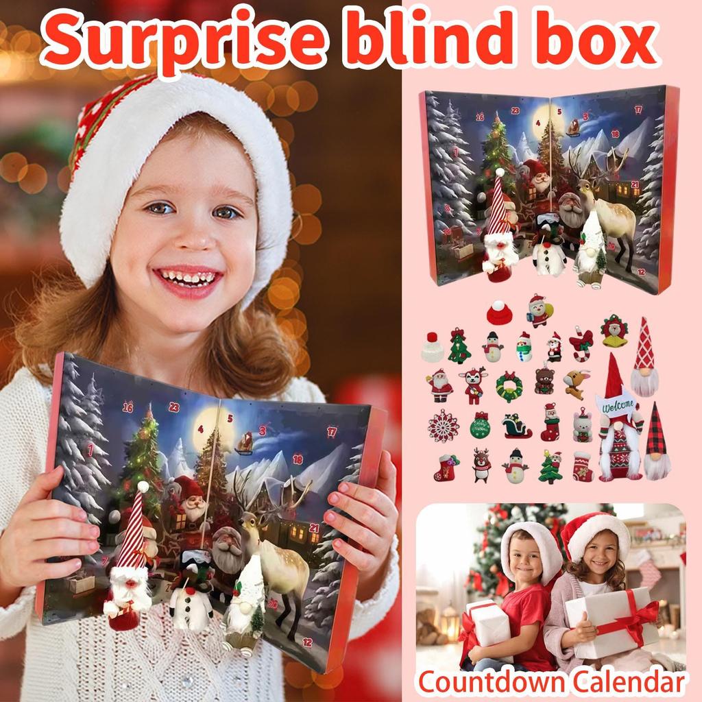 24 Plush Gnomes Countdown Calendar