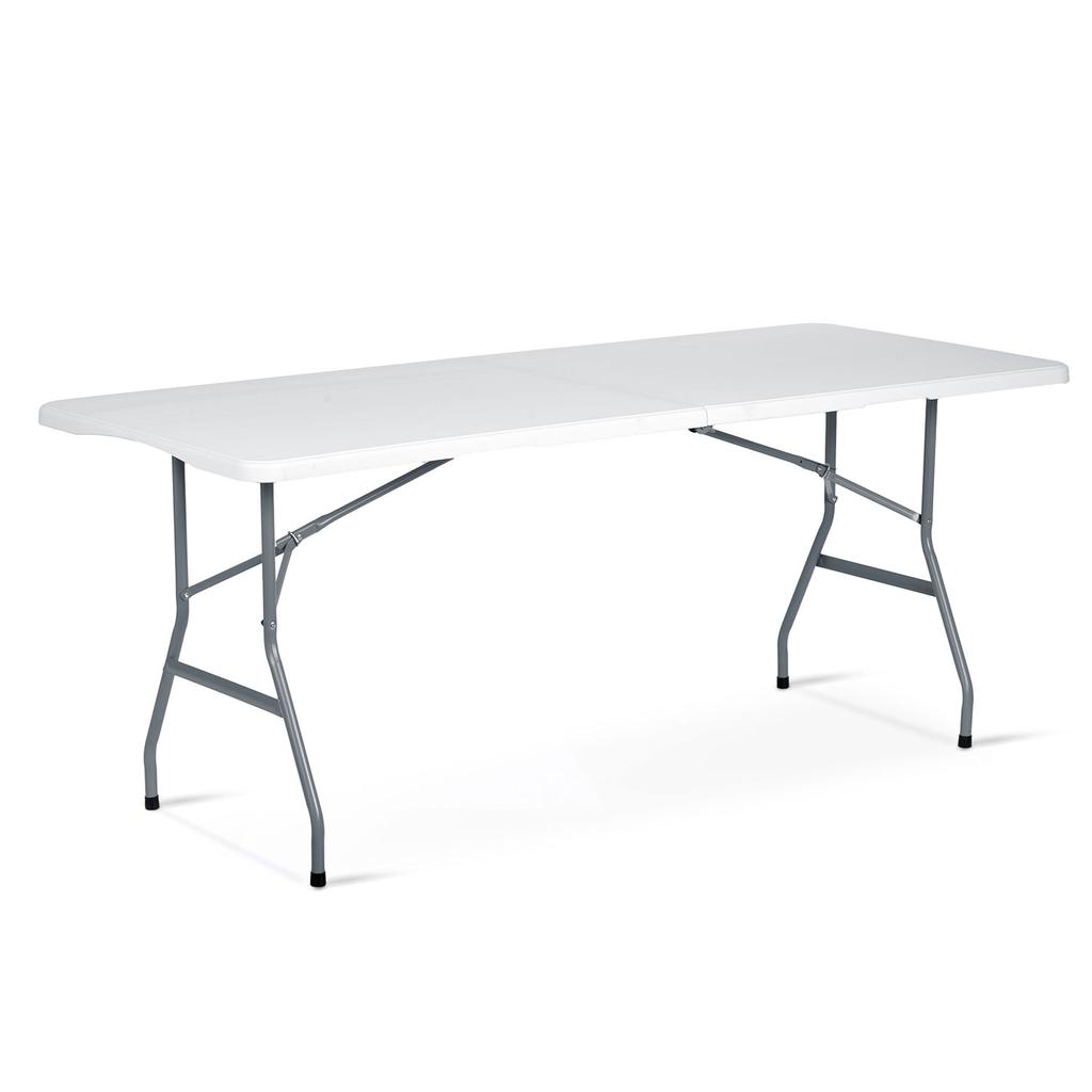 Tavolo da Catering da Giardino Pieghevole 180 Cm Plonos Bianco
