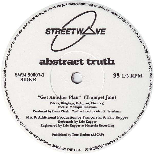 

12inch Record ABSTRACT TRUTH - Get Another Plan SWM500071 Streetwave Musi 1996 US Dance & Electronica Used