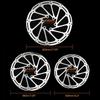 2Pcs 160mm /180mm /203mm Disc Brake Rotors with Bolts Bicycles Disc Brake Rotors for Road Bike, Mountain Bike, MTB