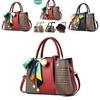 Stylish Vintage Stripe Pattern Medium Tote Bag For Women Perfect For Moms With Dual Shoulder Straps
