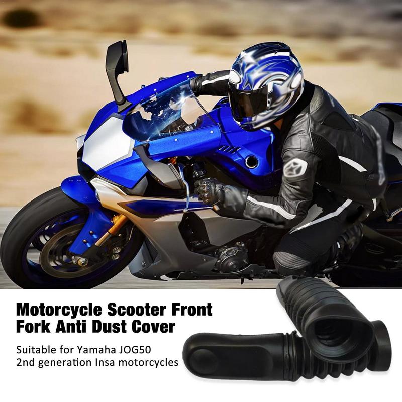 Universal 2pcs Motorcycle Rubber Protector Front Fork Gaiters Dust Cover Gators Boots Motorbike Gaiter Covers