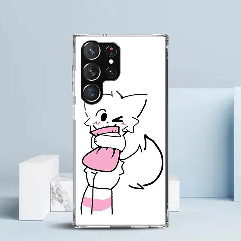 Boykisser Cat Soft Cover for Samsung Galaxy S25 Edge S26 S24 S23 Ultra Phone Case S22 S21 Plus S20 FE Print Pattern Shell Galaxy