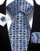 Mens Tie Paisley Jacquard Woven 8Cm Formal Business Wedding Necktie Pocket Square Set Suit Cravat High Quality Handmade Gravata