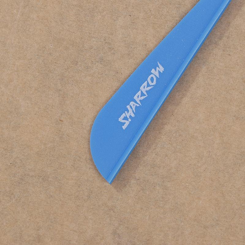 20Pcs 3In Archery Arrow Feather Plastic Feather Rubber Vanes Fletching For Diy Archery Hunting Targeting Arrow Shaft Accessories