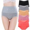 5 Pack High Waist Cotton Panties for Women Full Coverage Floral Print Briefs Soft Multicolor Underwear