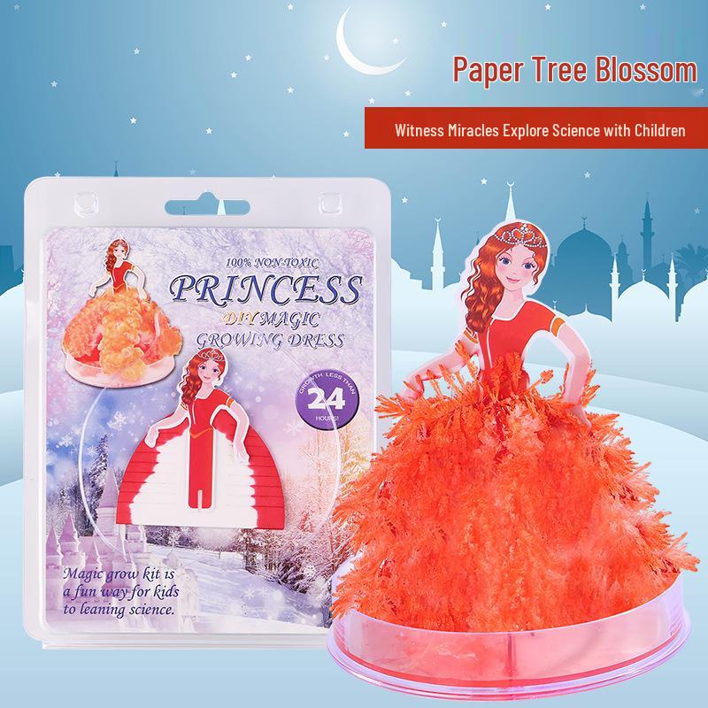 Magic Crystal Blossoms DIY Christmas Tree Science Kit for Kids