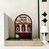 Wooden Reading Counter, Reading Book, Statistician, Desktop Decoration Gift
