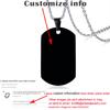 Xiaomi Vnox In the Darkest Hour When Demons Come Brothers Dog Tags for Men Stainless Steel Pendant BFF Necklaces Fraternal Gift