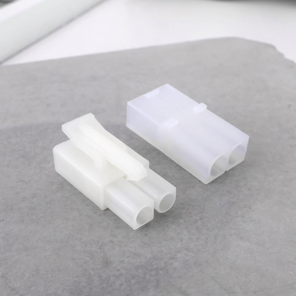 10Pairs Tamiya Male Female Connectors for Airsoft RC NiMH Battery – Durable, Easy To Use, Transparent