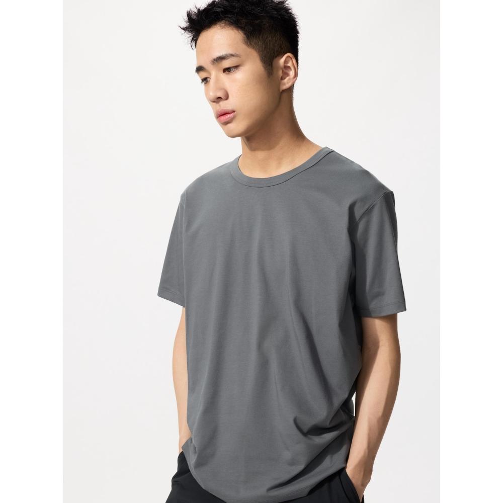 Uniqlo Japan Air Rhythm Cotton Crewneck Tee