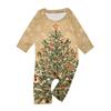 Christmas Print Family Outfit Long Sleeve Top + Pants Set Family Outfit