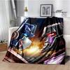 T-Transformers Cartoon Printed blankets picnic blanket Warm blankets Flannel Soft Cozy Blanket Home travel blanket Birthday Gift