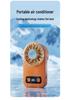 Ice Pack Portable USB Handheld Fan - Strong Wind Cooling for Outdoors