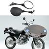 2pcs 8mm/10mm Motorcycle Rearview Mirrors Universal For Honda XR250 CRM250 CRF250 Yamaha XT200 Duiker 225 Kawasaki KLX250 KL250