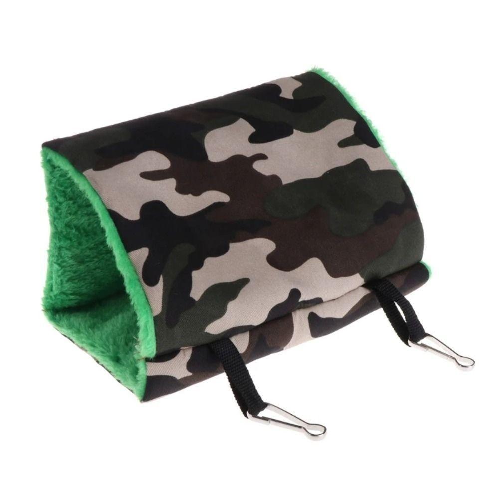 Fluffy Pet Hammock Hanging Cave Small Bird House Pet Parrot Nest  Winter