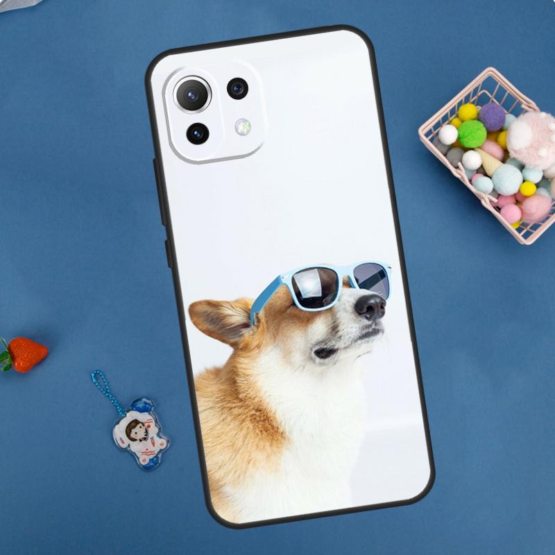Cartoon Corgi Dog Case For Xiaomi 11T 12T 13T 14T Pro 13 14 15 Ultra POCO X7 Pro X3 X5 X6 M6 F5 F6 Pro Cover