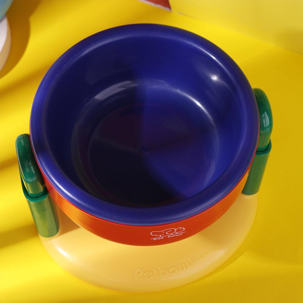 Suction Cup Type Pet Feeding Basin 3 Gear Height Adjustable Cat Bowl with Stand  Dog