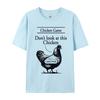 Chicken Game Dont Look At This Chicken TShirt Gamer Gaming Tshirt Funky Unisexs Tees Personalized Tshirts Cotton Casual