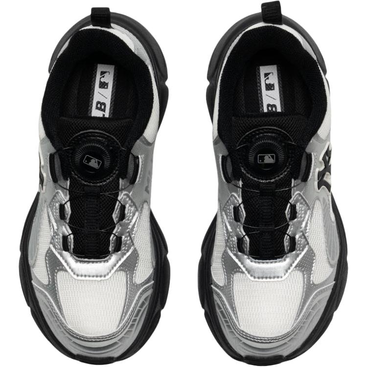 MLB Ace Runner Junior Comfortable Versatile Low-Top Kids Casual Shoes Kids sneaker Silver 7ARNJB34N-50SIS