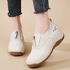 Foreign Trade Hot-selling Popular Slope Heel Platform Sports Shoes Outdoor Running Travel Comfortable Inner Heightening Heel Zipper Casual Shoes